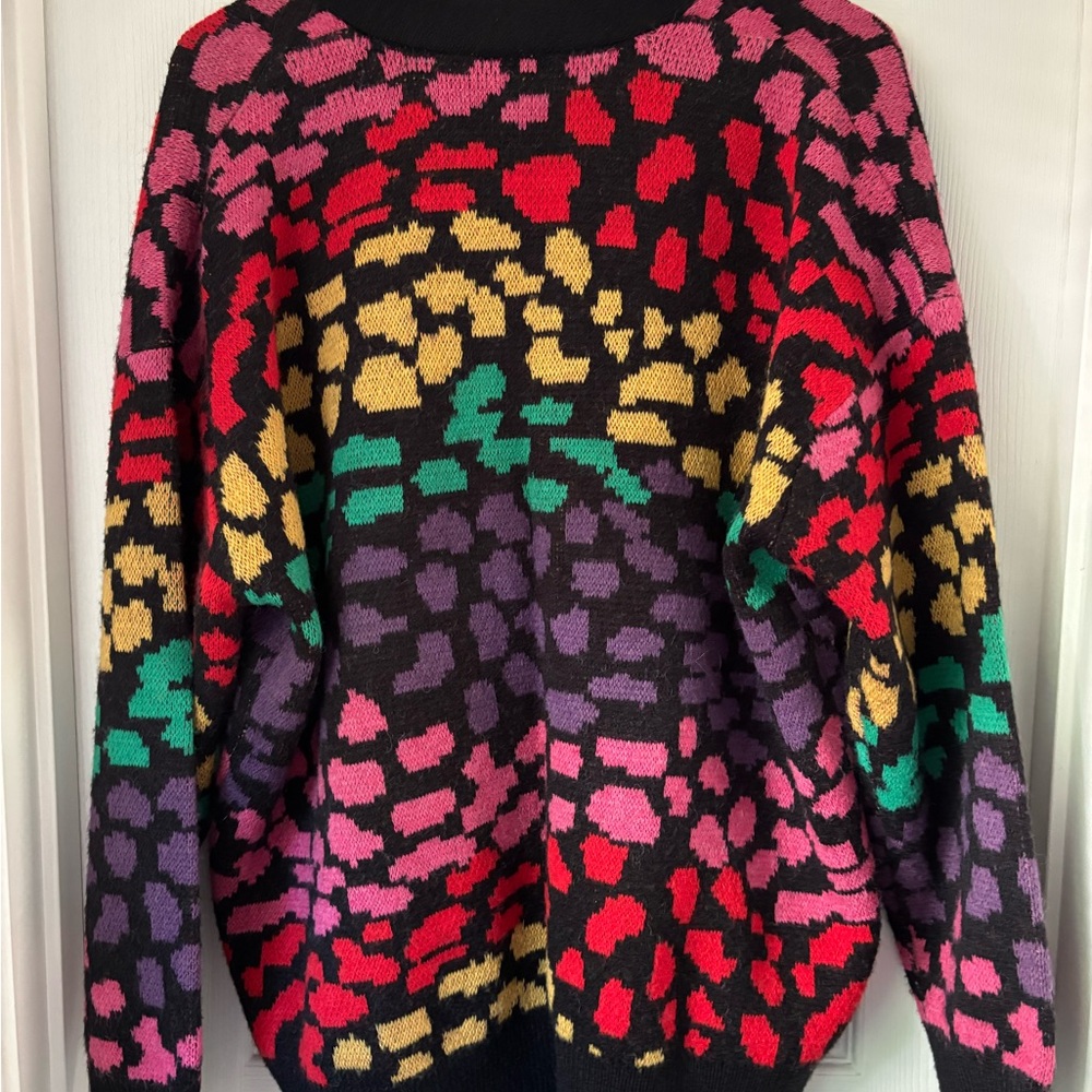 FARM Rio Rainbow Leopard Cardigan - Picture 11 of 11